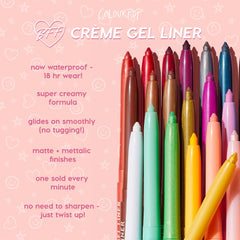 ColourPop Crème Gel Waterproof Eyeliner Plum Smash ideal for waterline definition