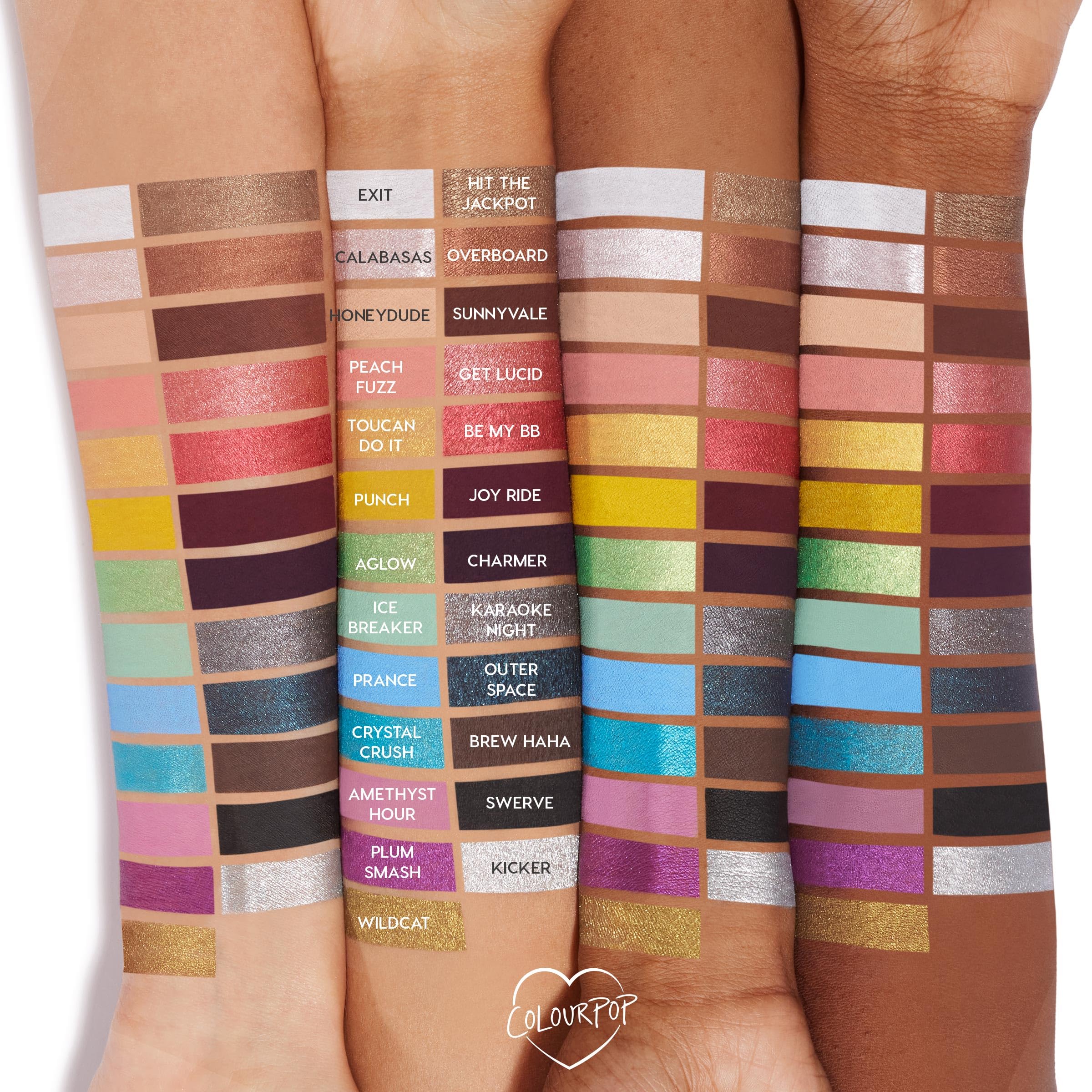 ColourPop Crème Gel Waterproof Eyeliner Plum Smash wing application for dramatic eye definition