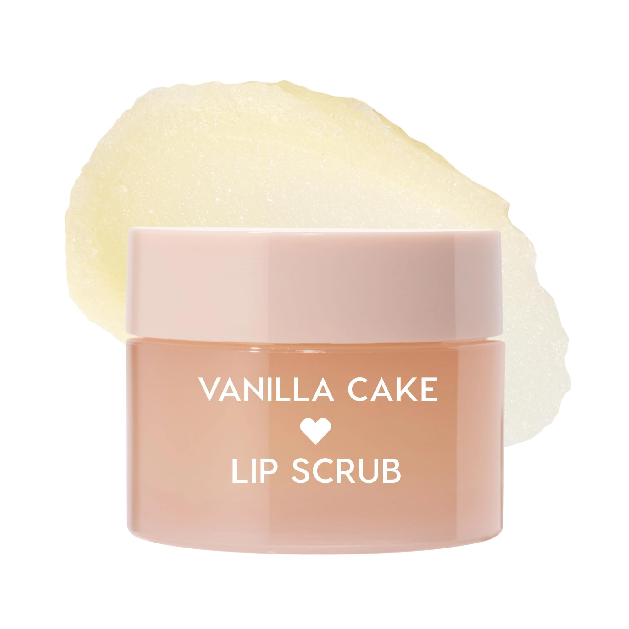 ColourPop Fresh Kiss Vanilla Cake lip scrub jar ready for gentle exfoliation and hydration prep.