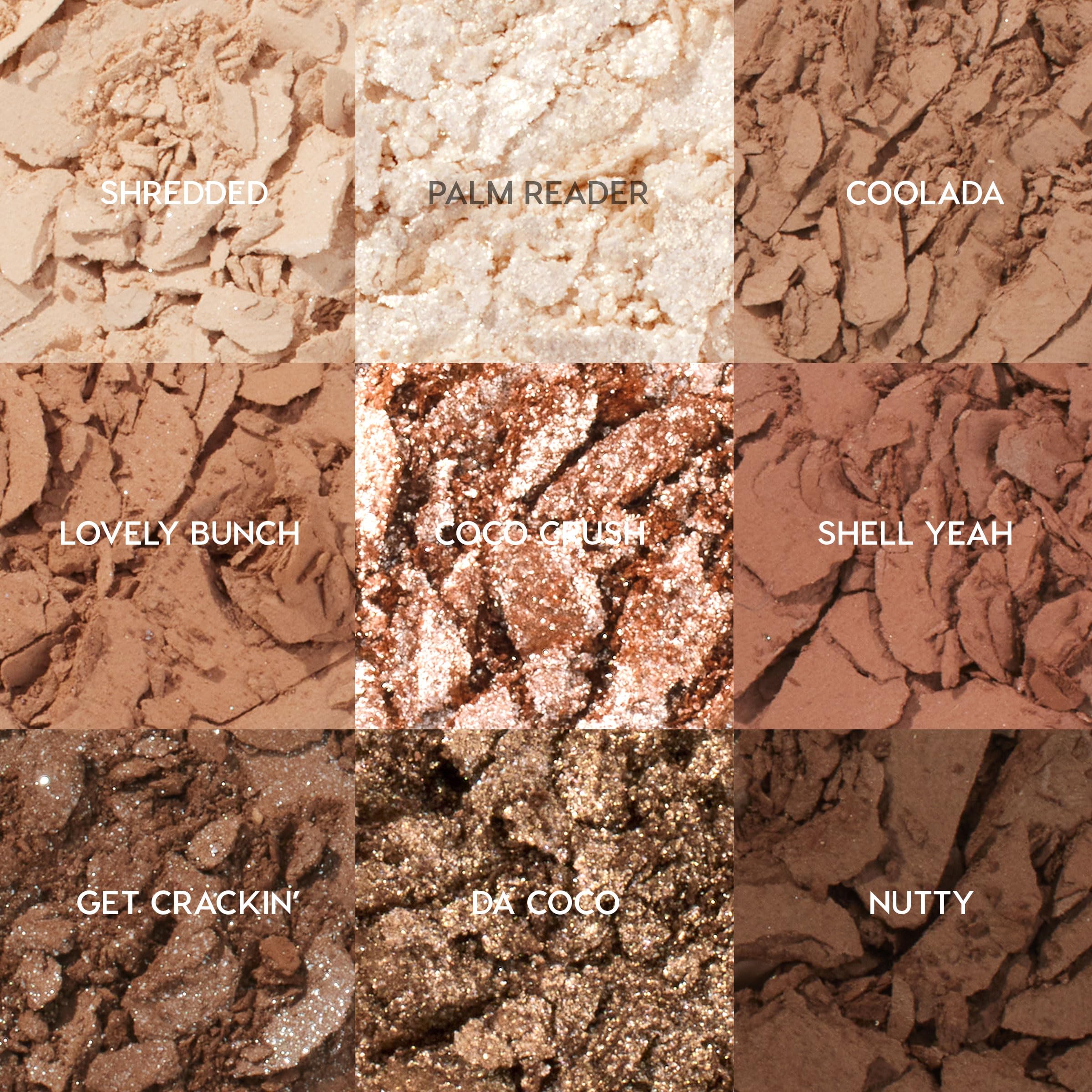 ColourPop Going Coconuts cool-toned neutrals for versatile day-to-night looks.