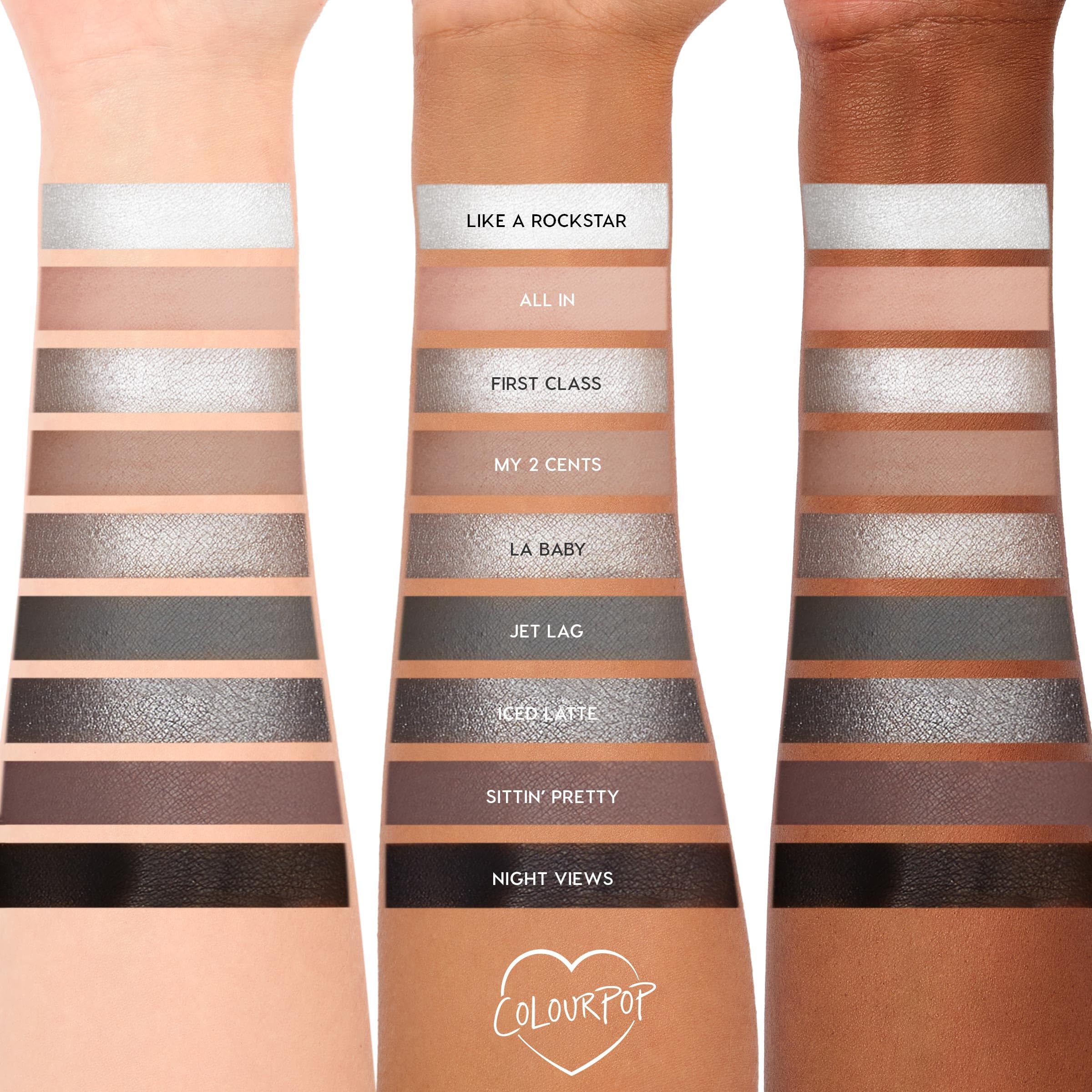 ColourPop Gone Metal packaging closeup highlights cruelty-free California origin.