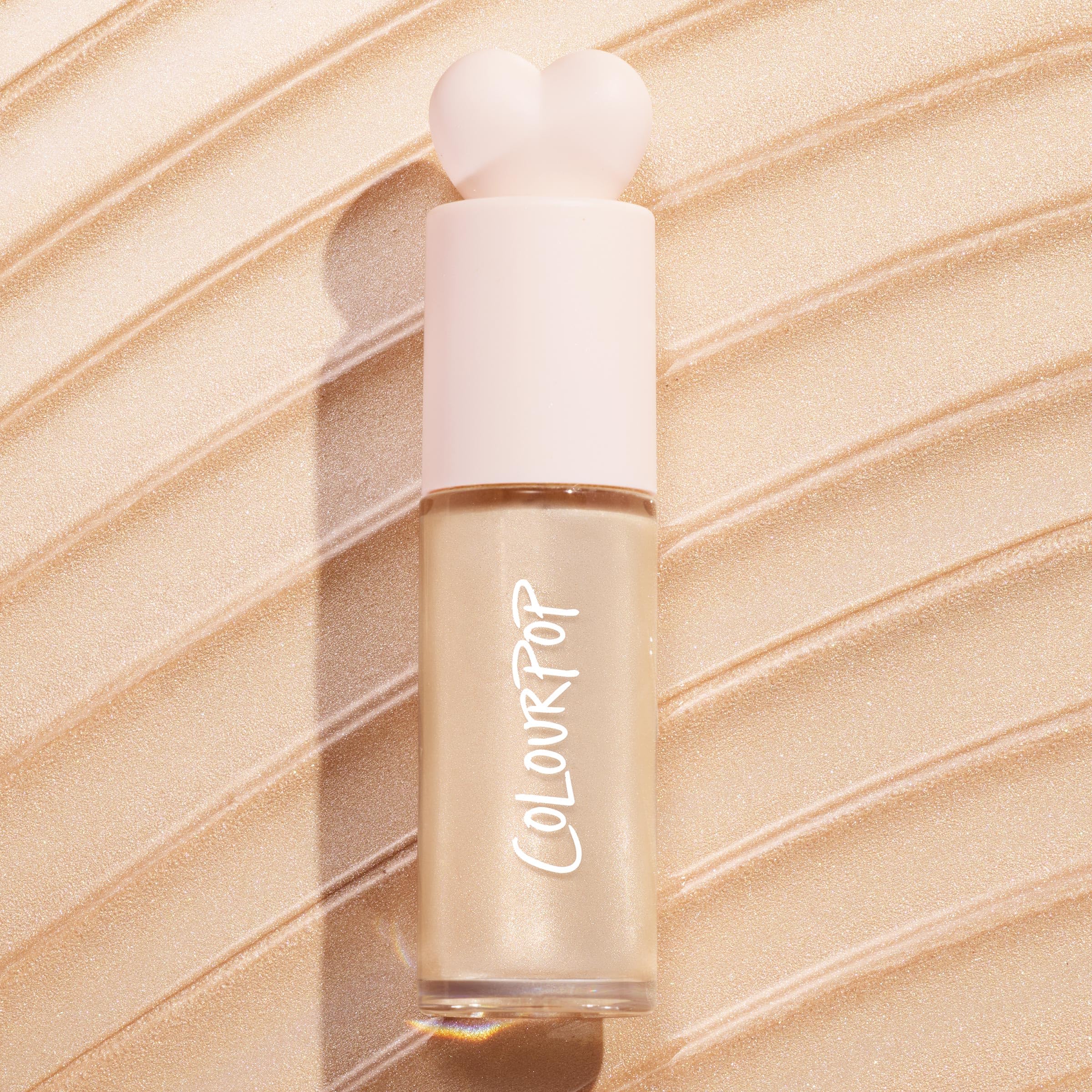 ColourPop Hi-Lite body glow mixed with lotion for full-body luminosity