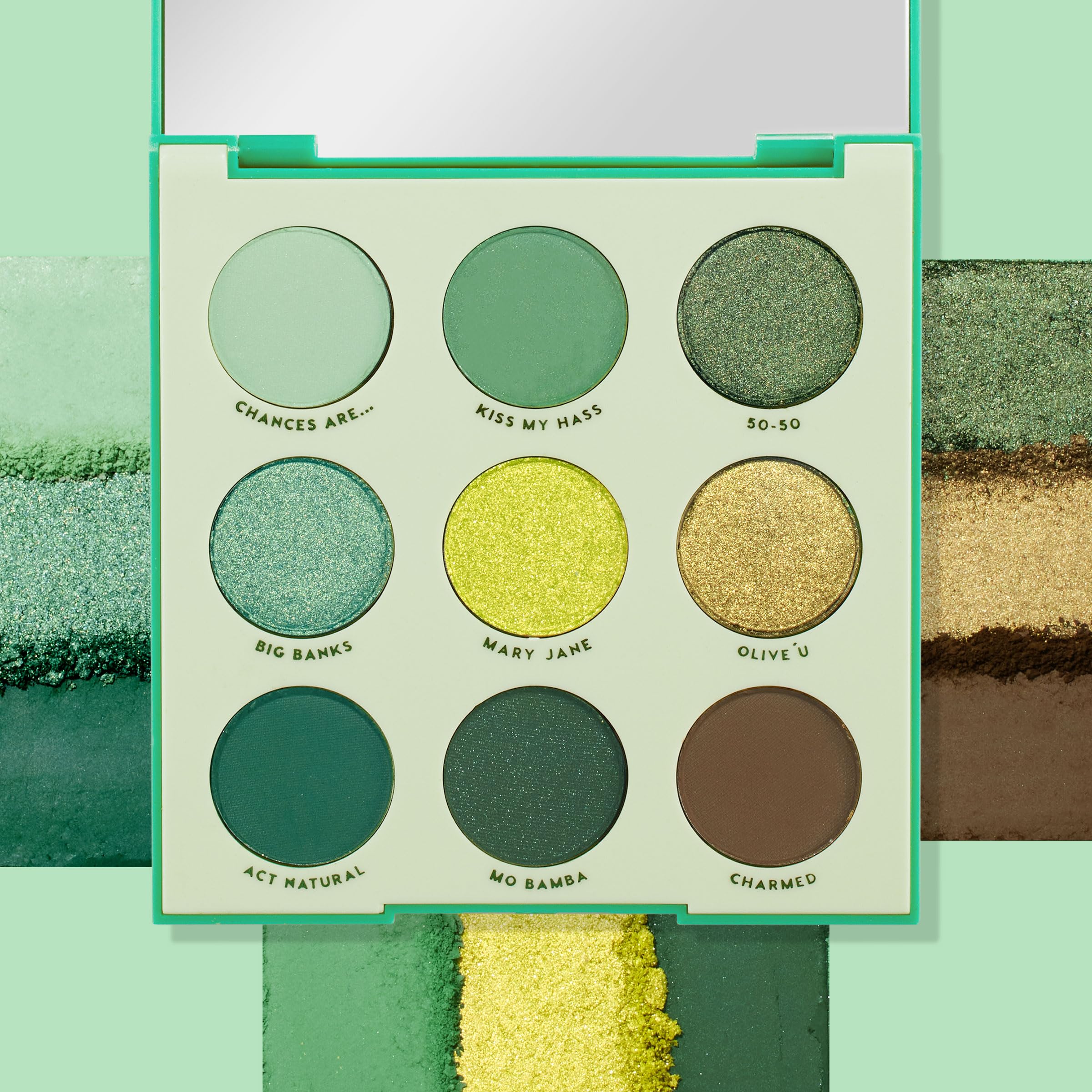 ColourPop Just My Luck with brush application for smooth color payoff.