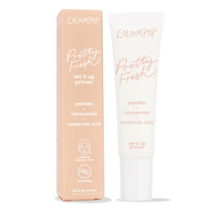 ColourPop Pretty Fresh airbrush primer texture closeup for a smoothing, breathable makeup base.