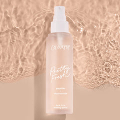 ColourPop Pretty Fresh coconut water skin boost emphasizes hydrating, fresh-looking complexion.