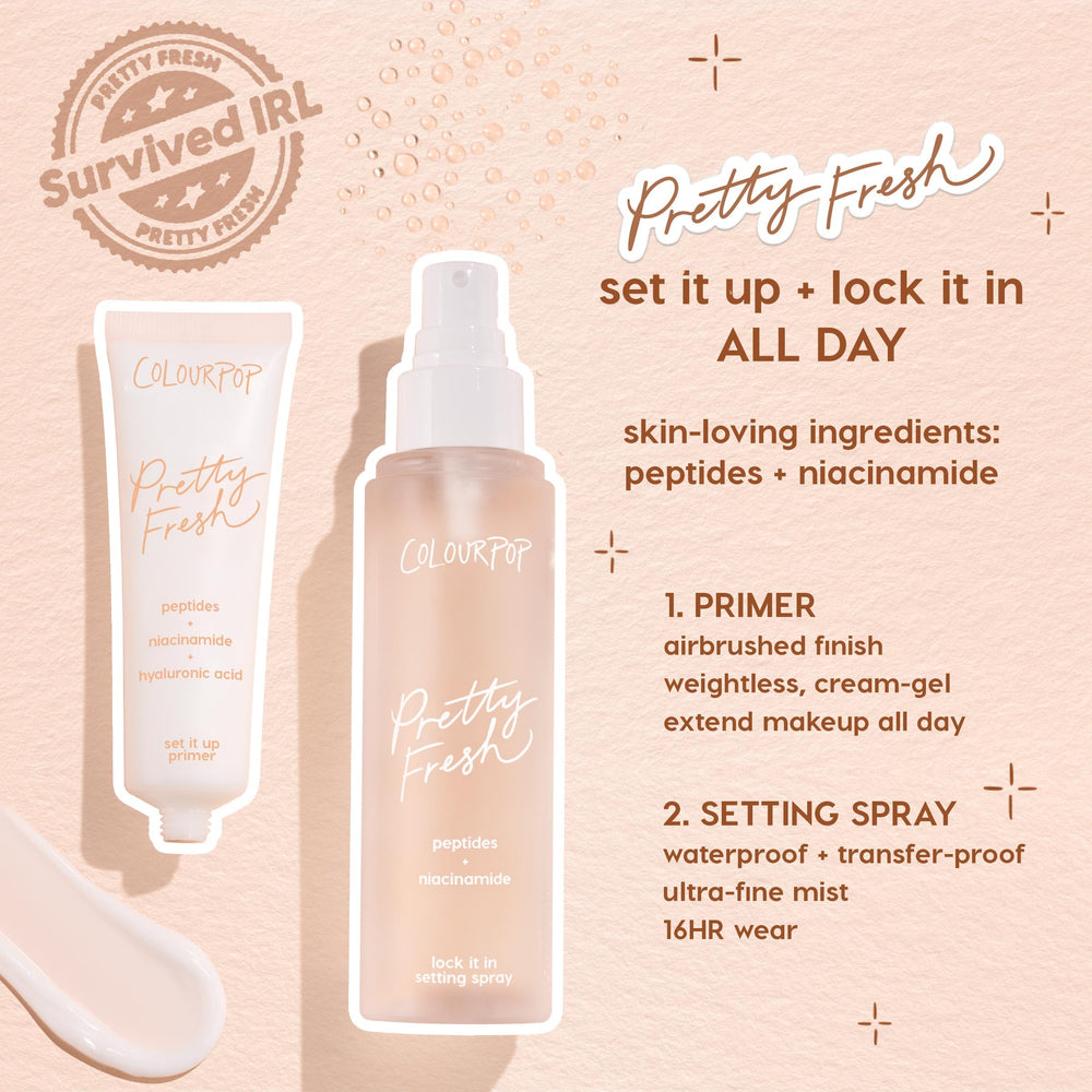 ColourPop Pretty Fresh hidratación cutánea que complementa rutinas de maquillaje