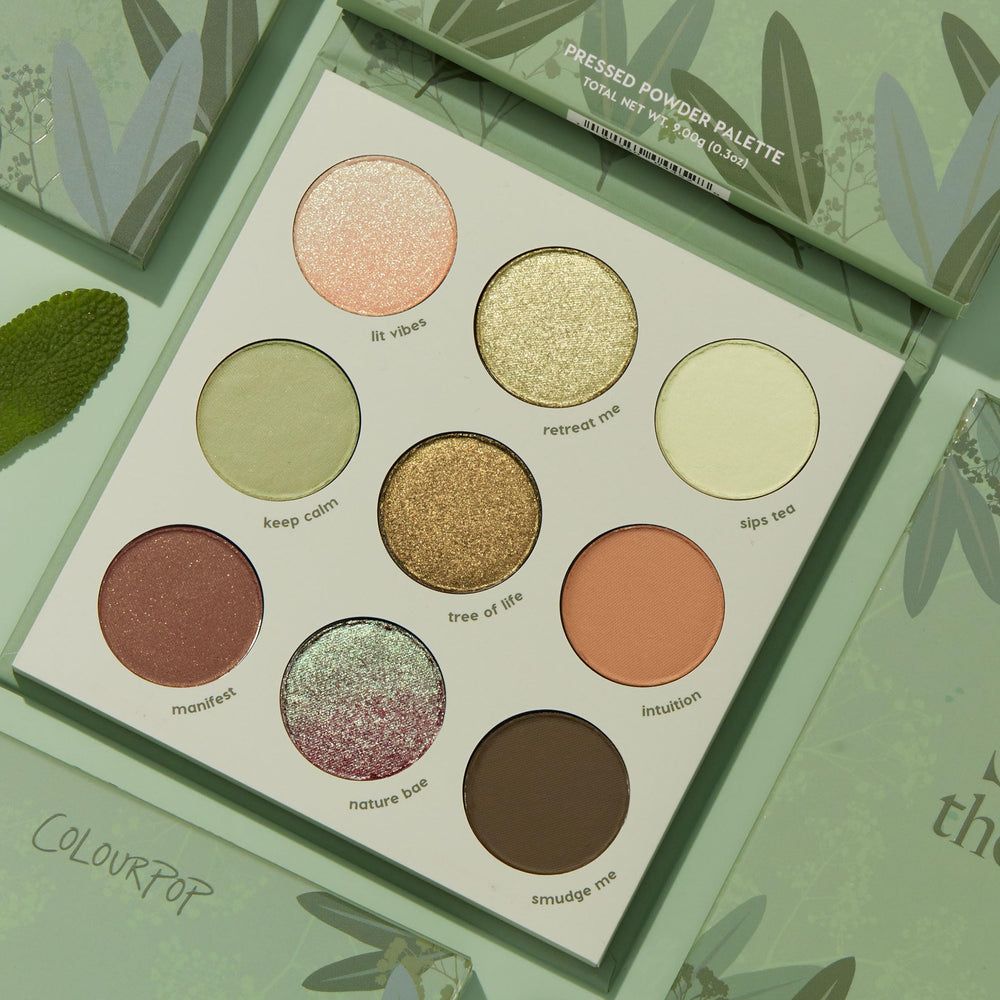 ColourPop Sage the Day matte shades close-up for natural, everyday wear.