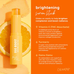 ColourPop serum stick under eye application highlights brightening near the eye area