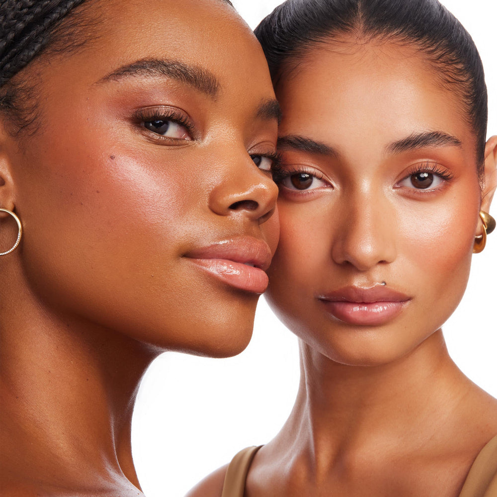 ColourPop Shell Beach swatches show warm, shimmer-free finish.
