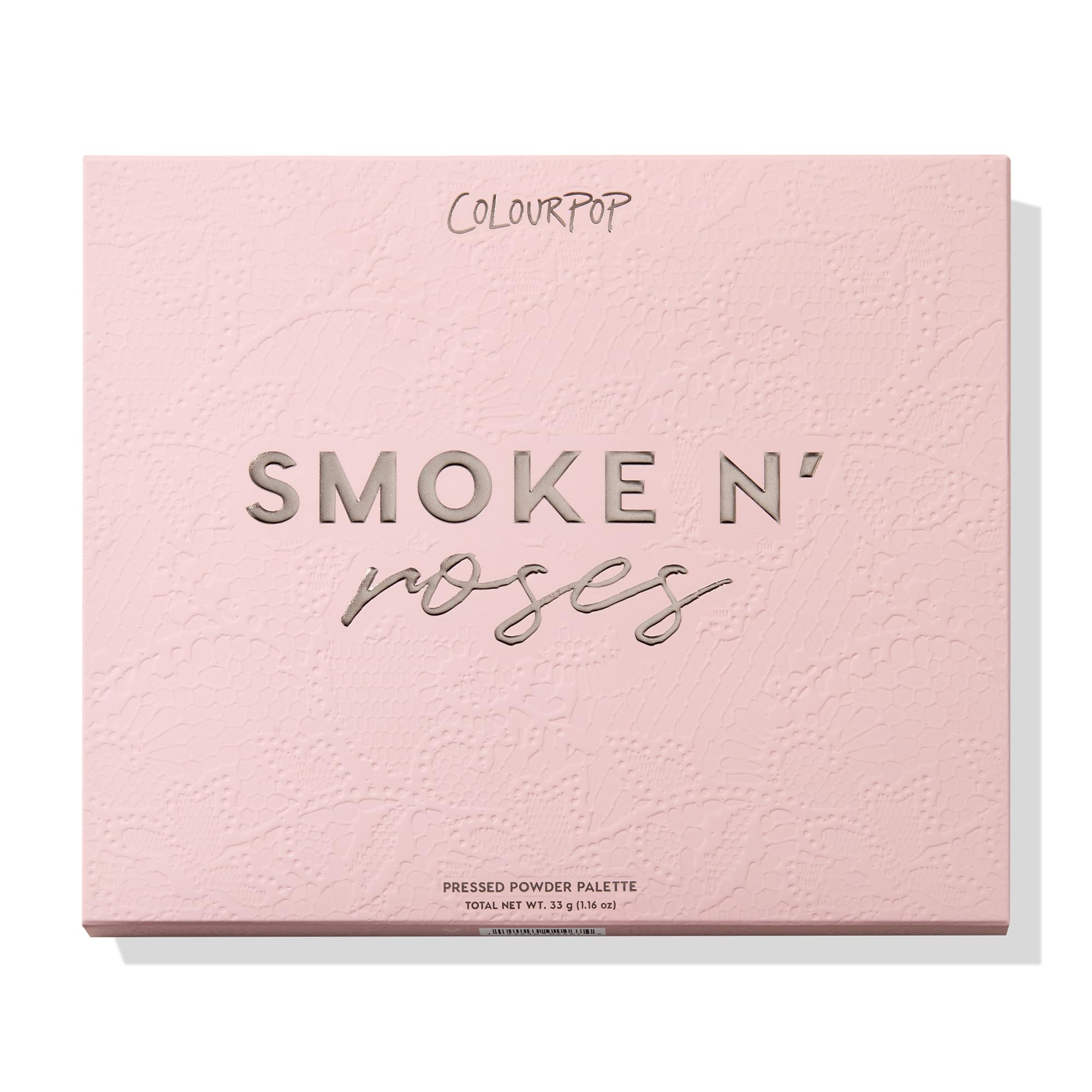 ColourPop Smoke N Roses brush application shows easy color payoff.