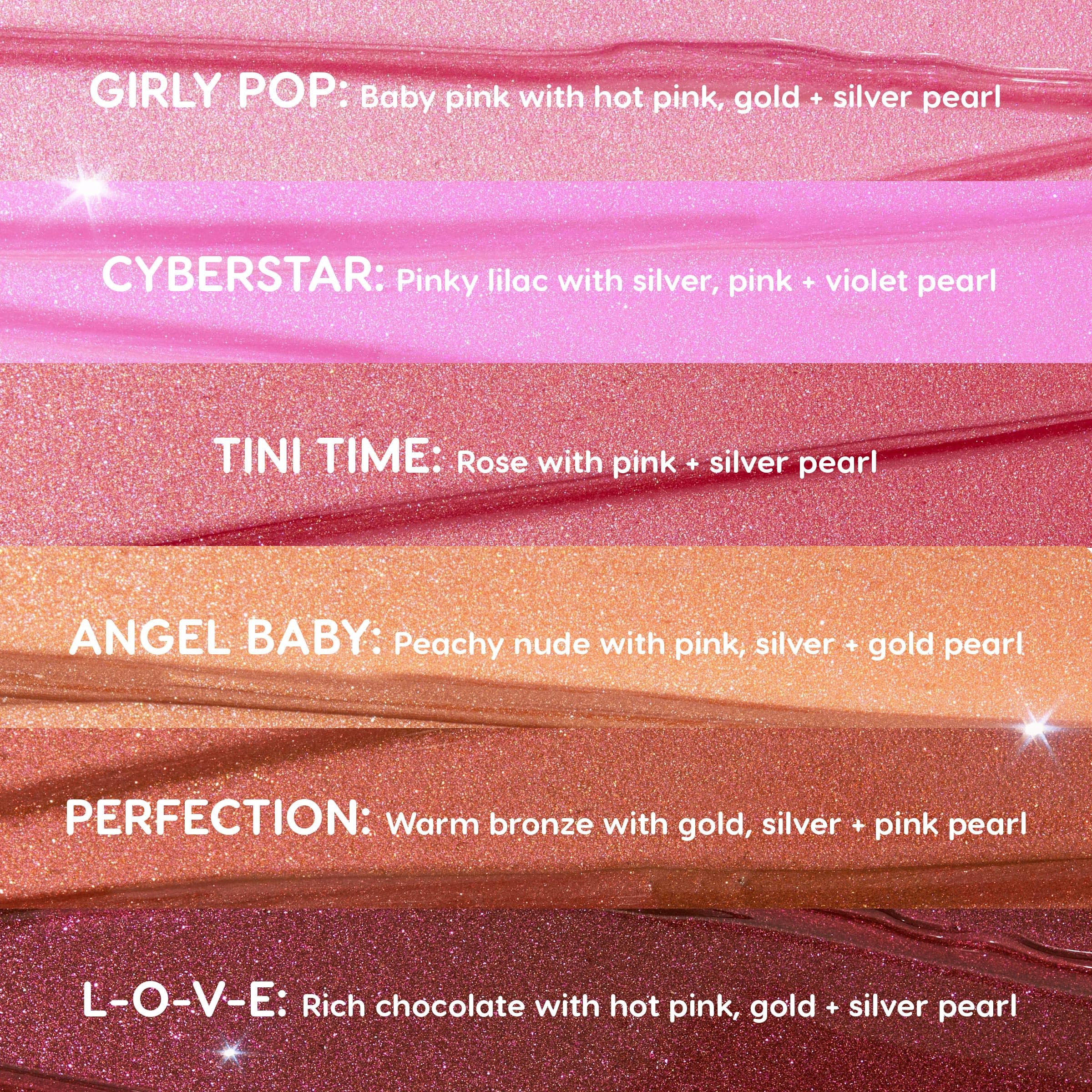 ColourPop So Juicy Gloss Balm builds from sheer to medium color for customization.