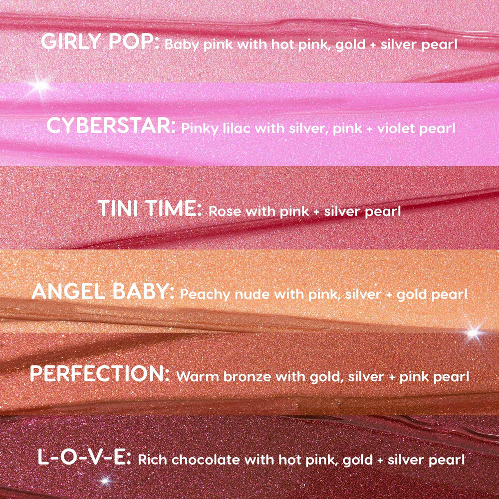 ColourPop So Juicy Gloss Balm builds from sheer to medium color for customization.