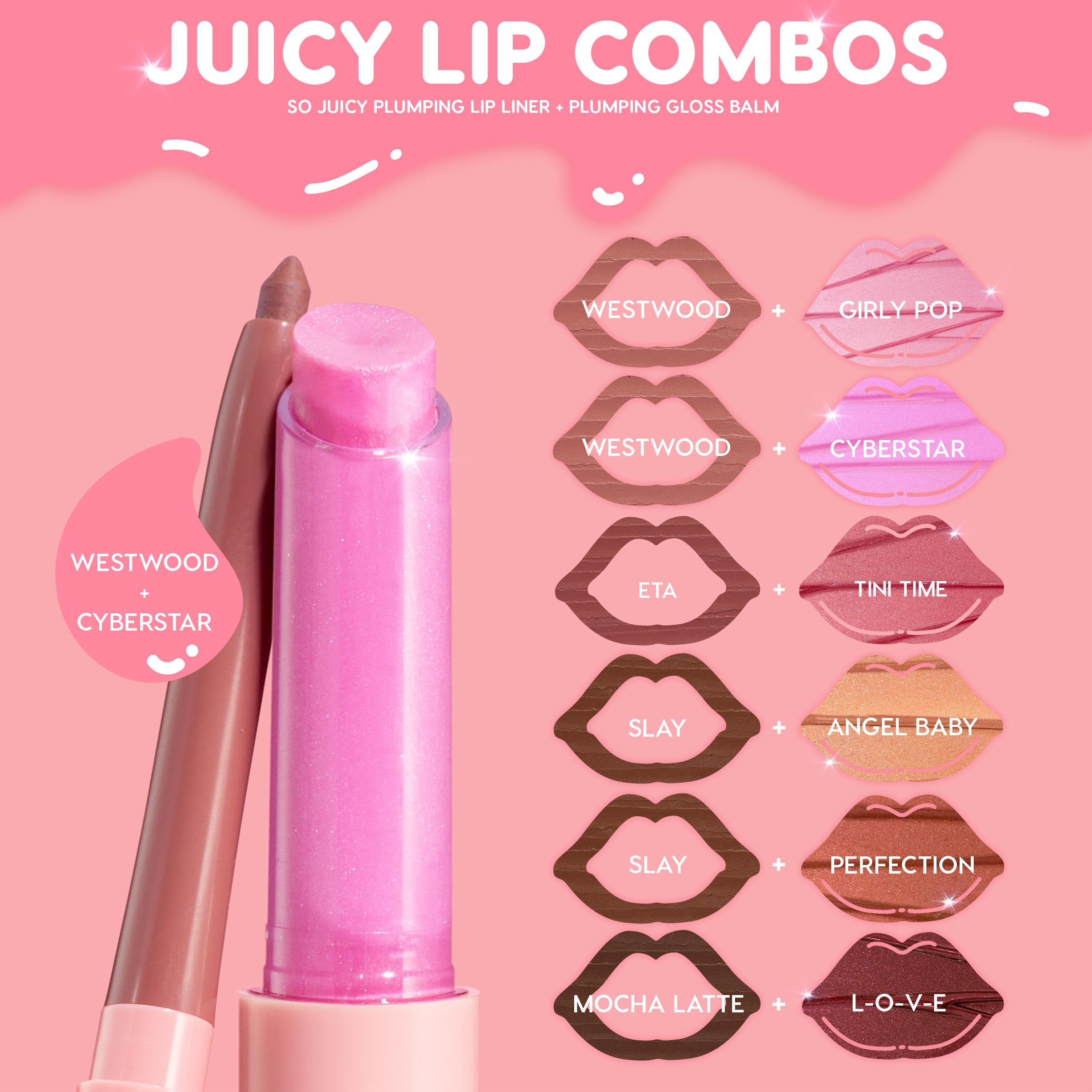 ColourPop So Juicy Gloss Balm non-sticky formula stays comfortable all day.
