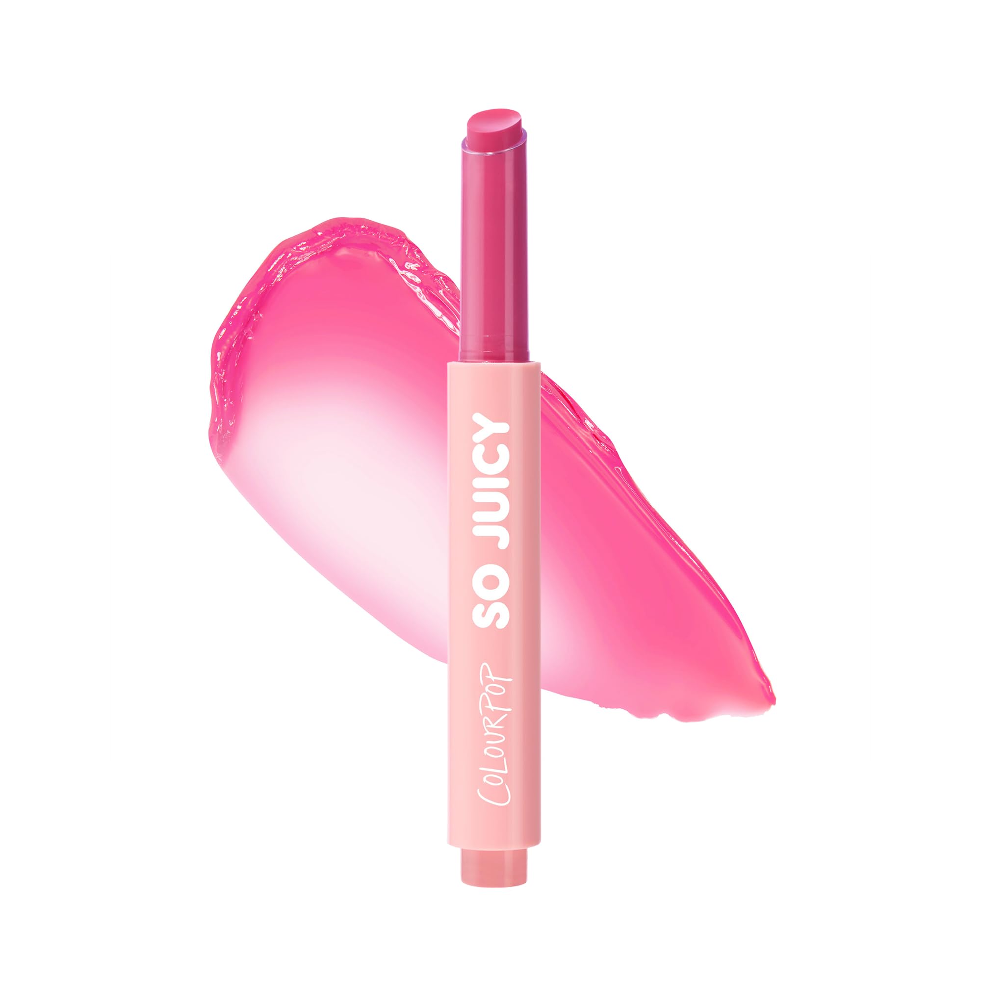 ColourPop So Juicy Dolled Up packaging glows with hydrating shine.