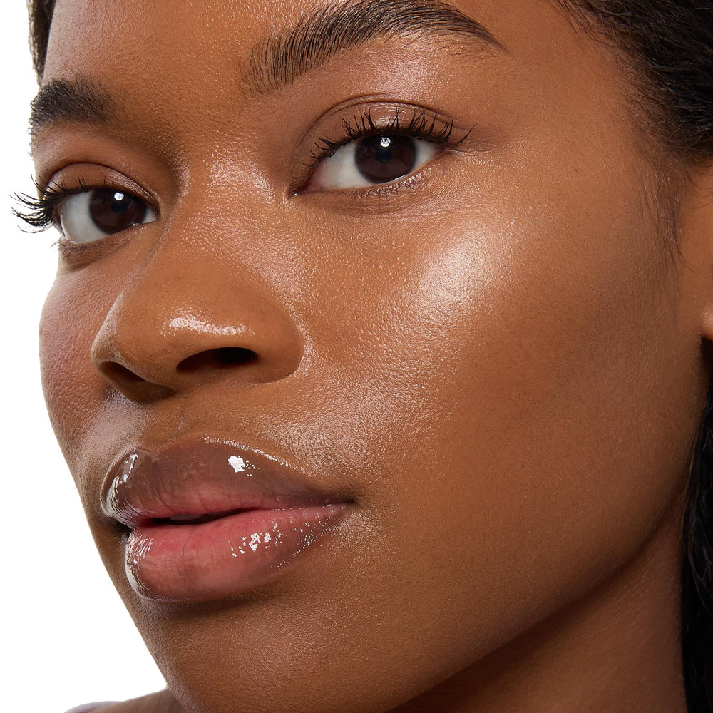 ColourPop Stitch Ohana Highlighter cheekbone, nose, and Cupid's bow glow