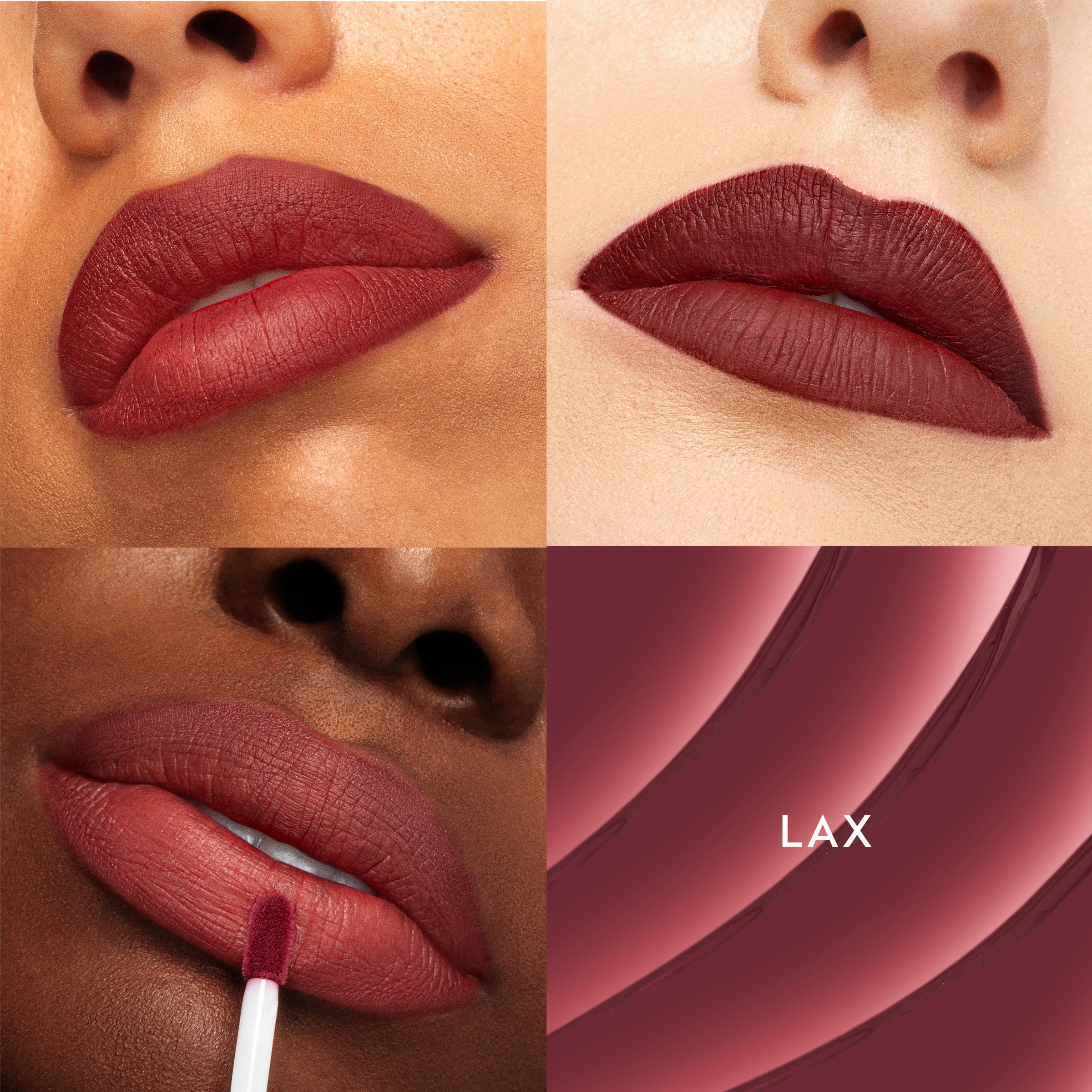 ColourPop Ultra Matte Lipstick LAX close-up shows rich pigment and feather-free wear