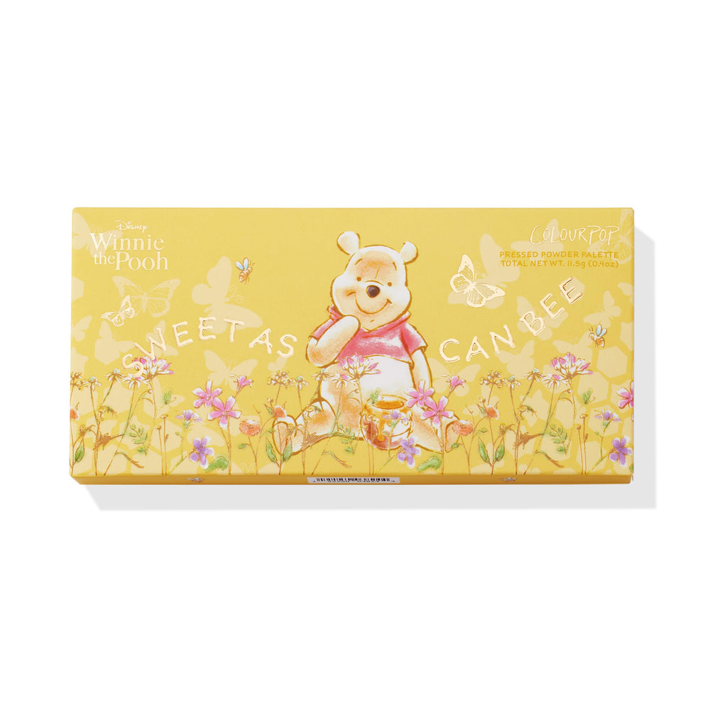 ColourPop Winnie the Pooh Sweet As Can Bee cruelty-free palette brand story.
