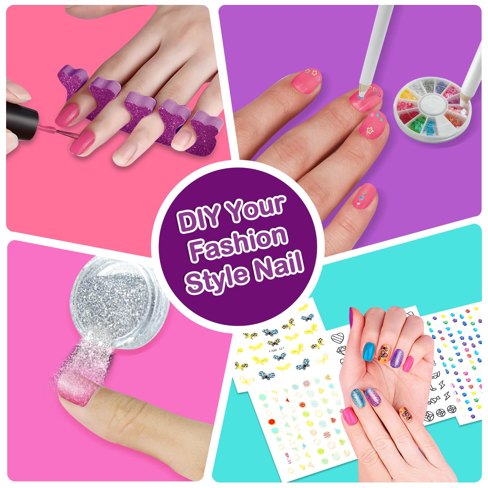 Combaybe Mini Nail Dryer speeds up drying for quick nail art.