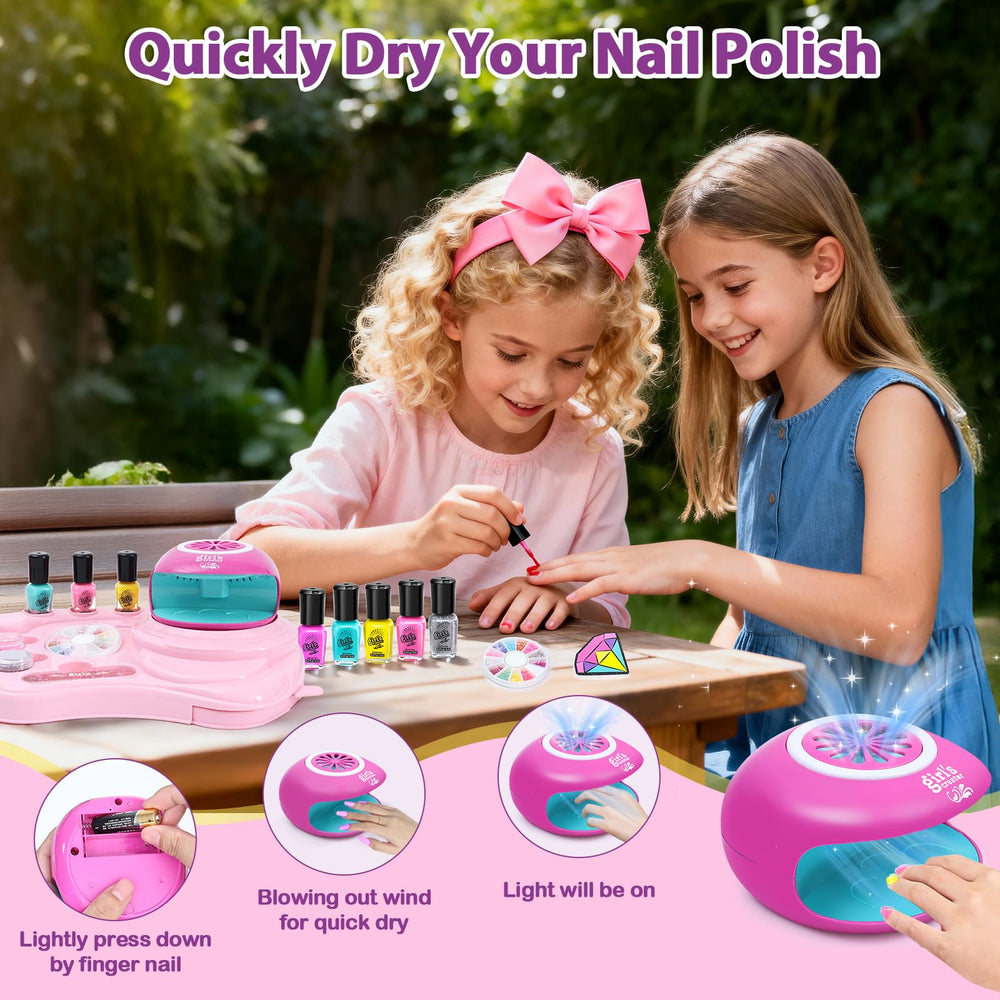 Combaybe Water-Based Nail Polish for safer play and quick cleanup.