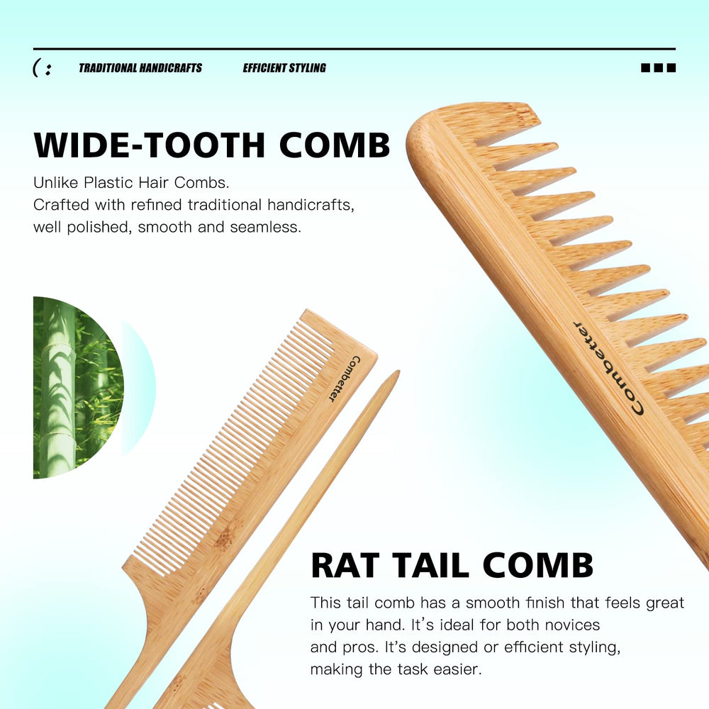 Combetter Combeter replacement bamboo pins maintain healthy brushing sessions.