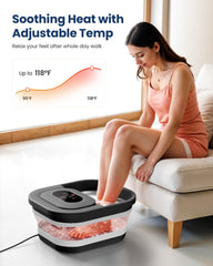 COMFIER foot spa with pumice stone care for dead-skin removal and smoother soles.