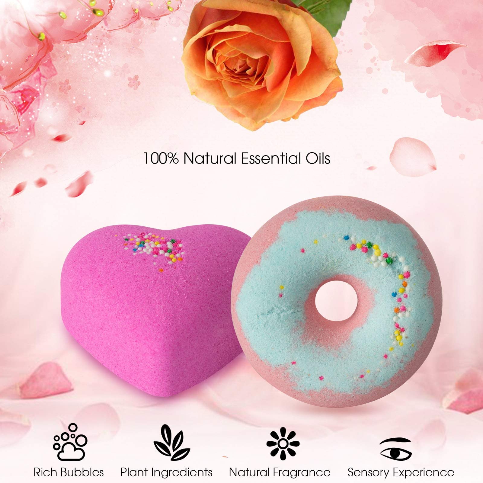 Comfso aroma scent variety emphasizes nine fragrances to support a relaxing, spa-like atmosphere.