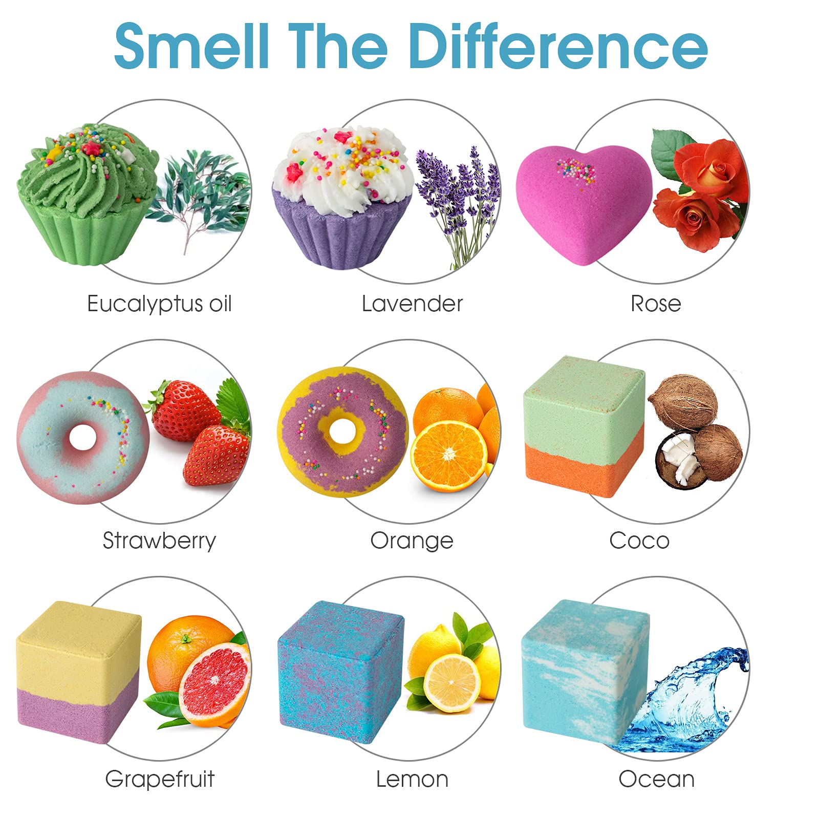 Comfso bath bombs with varied colors intrigues kids and enhances sensory play during bath time.