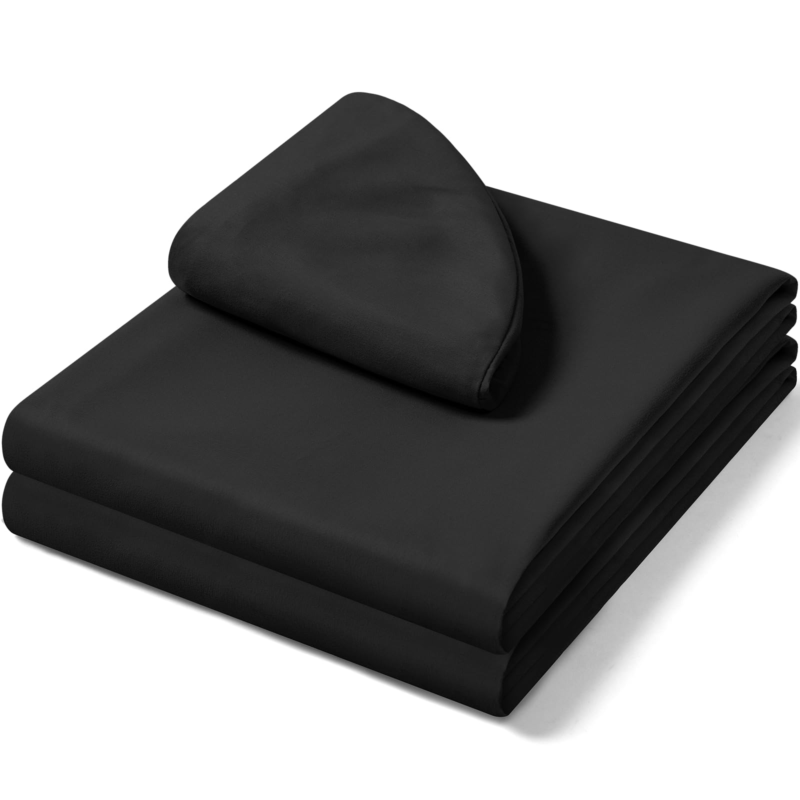 Comfyanno fitted sheet close-up highlights elastic edges for a secure table fit
