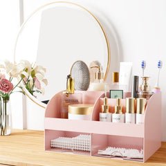 COMFYROOM makeup brushes neatly stored in a drawer for easy reach.