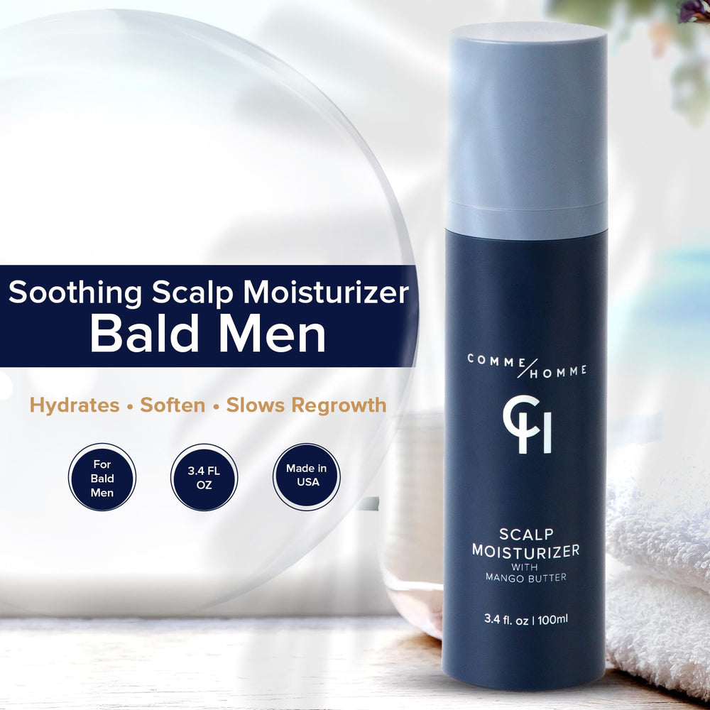 Comme Homme aloe leaf juice hydration boosts scalp softness and comfort.