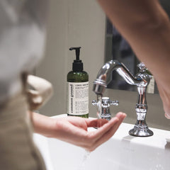 common ground hand wash avocado oil ingredients highlight nutrients for balanced, hydrated skin.