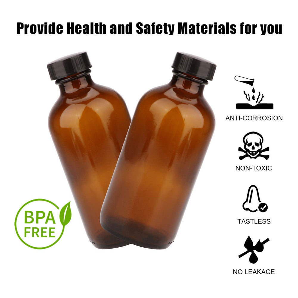 COMUDOT brown glass bottle in bathroom organizer highlighting reusable design