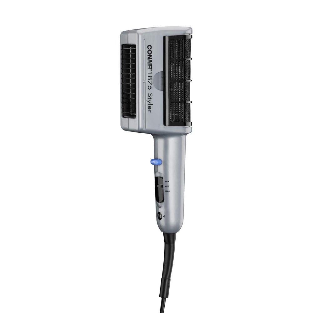 Conair 1875W hair dryer delivers fast drying power for busy mornings.