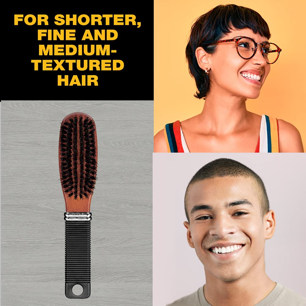 Conair All-Purpose Boar Bristle Hairbrush finishing-styling for polished looks