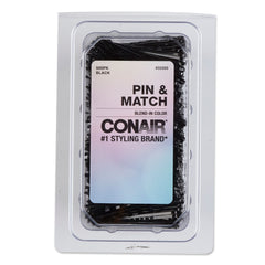 Conair bobby pins 500-pack in storage tub demonstrate secure hold for updos