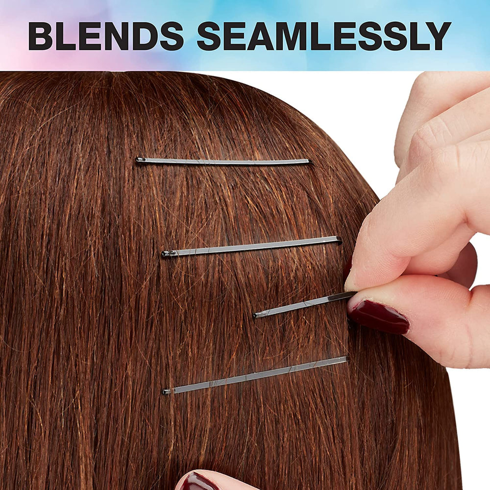 Conair bobby pins in black blend with hair shades for seamless styling