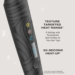 Conair Curl Collective tapered barrel with quarter to one inch for versatile curl shapes