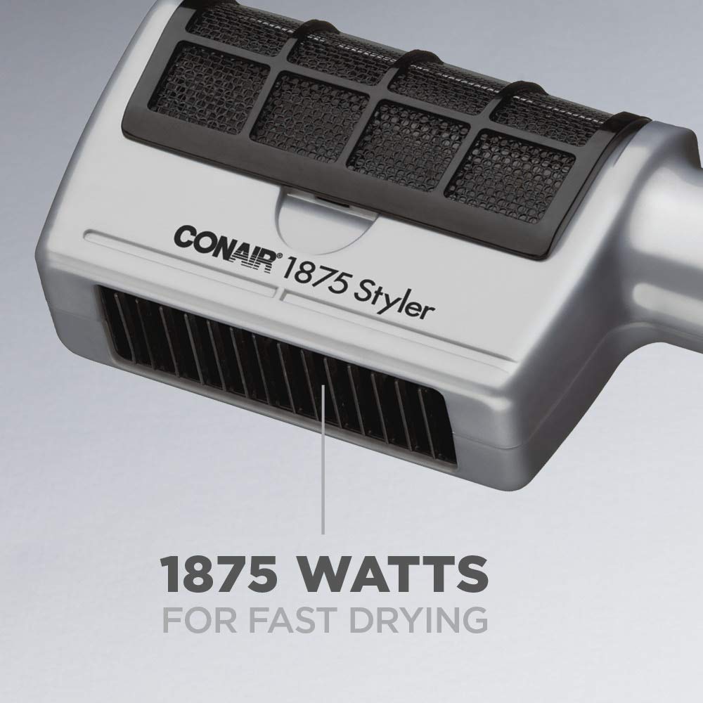 Conair detangling comb attachment eases gentle detangling.