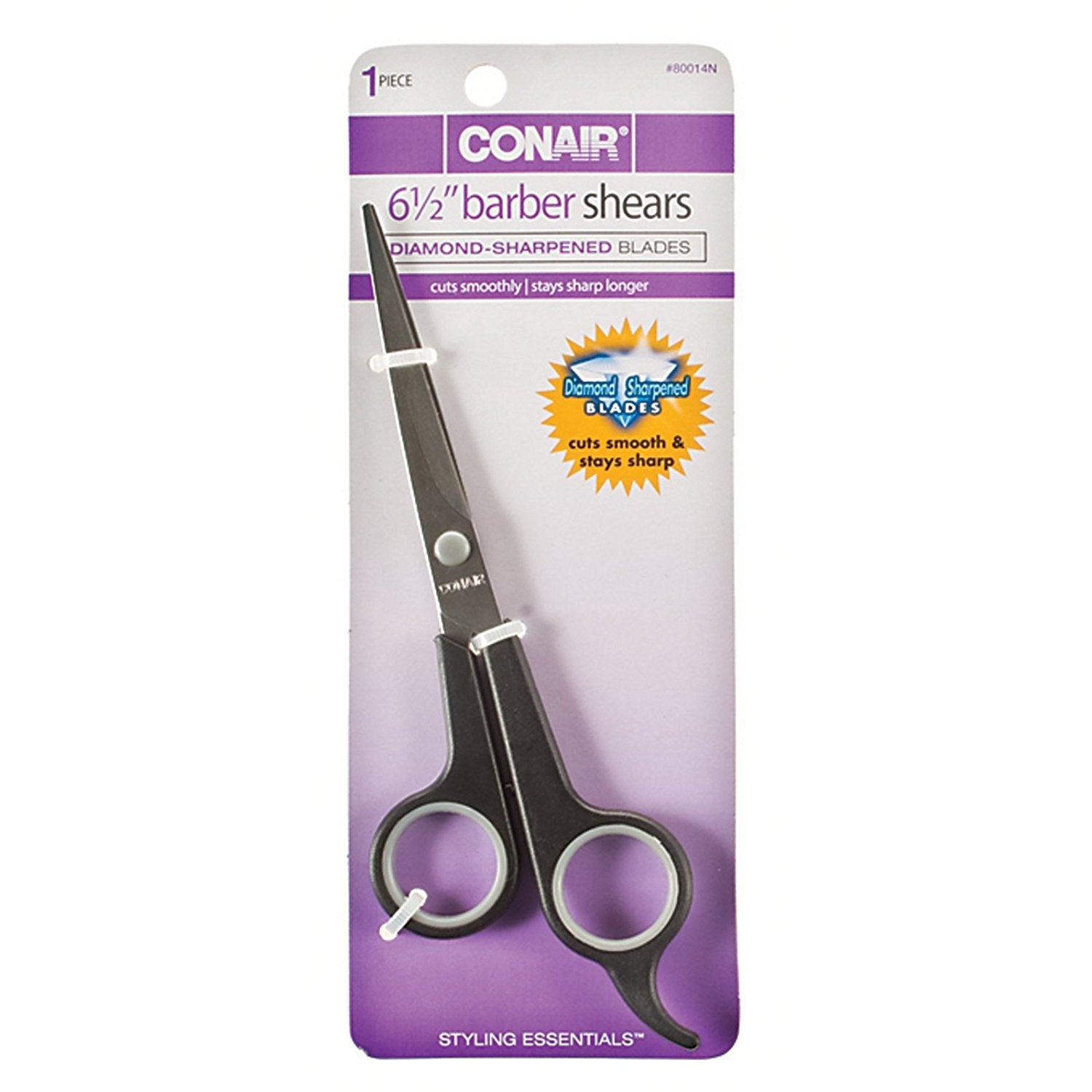 Conair Diamond-Sharpened Barber Shears for precise cuts and professional styling results