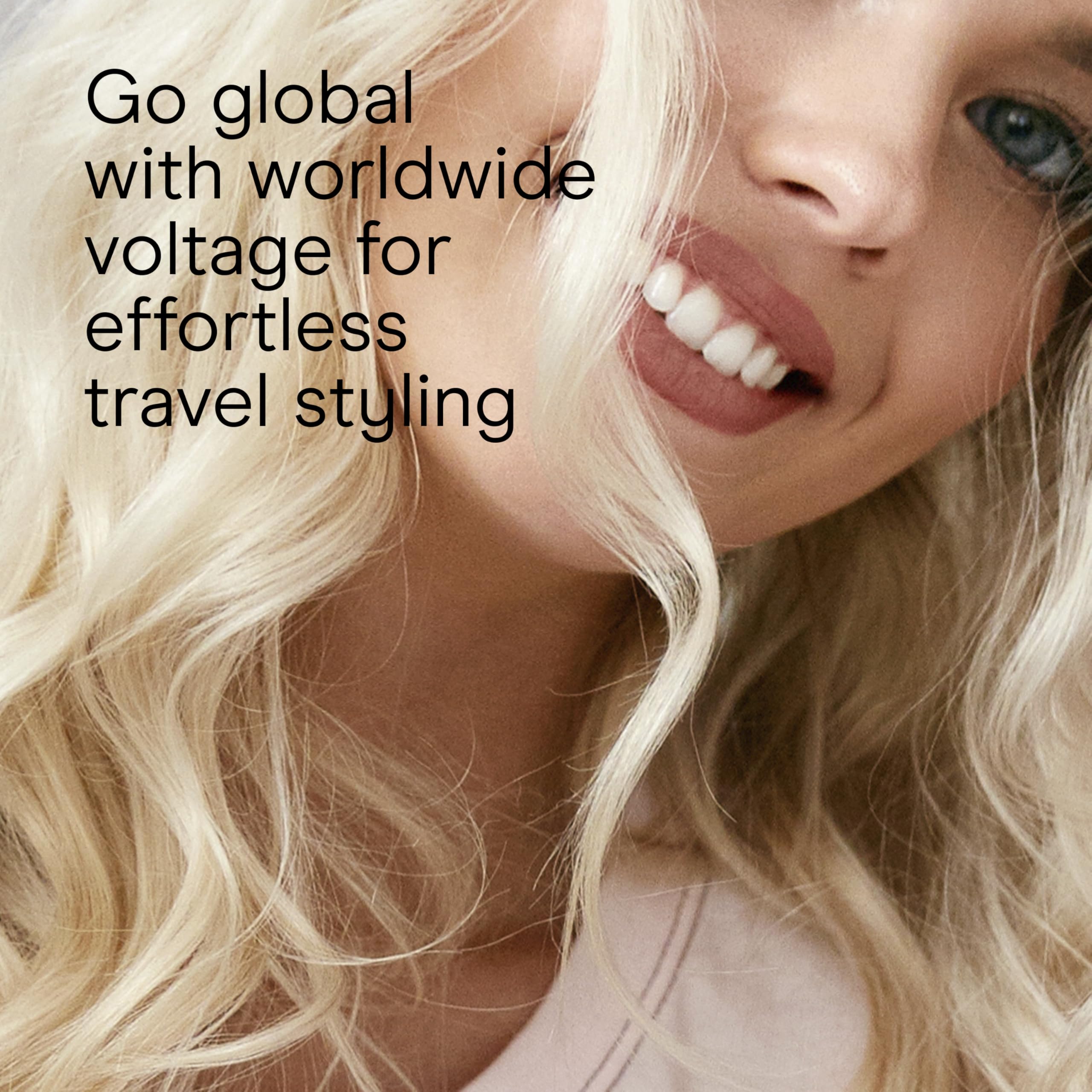 Conair curling iron dual voltage makes travel styling easy worldwide.