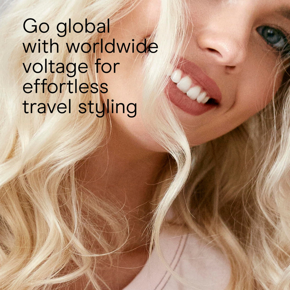 Conair curling iron dual voltage makes travel styling easy worldwide.