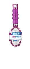 Conair gel grip cushion brush mid-size used for gentle detangling wet or dry hair.