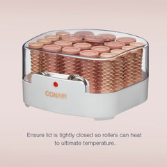 Conair HairSetter compact rollers one-half-inch for tight curls.