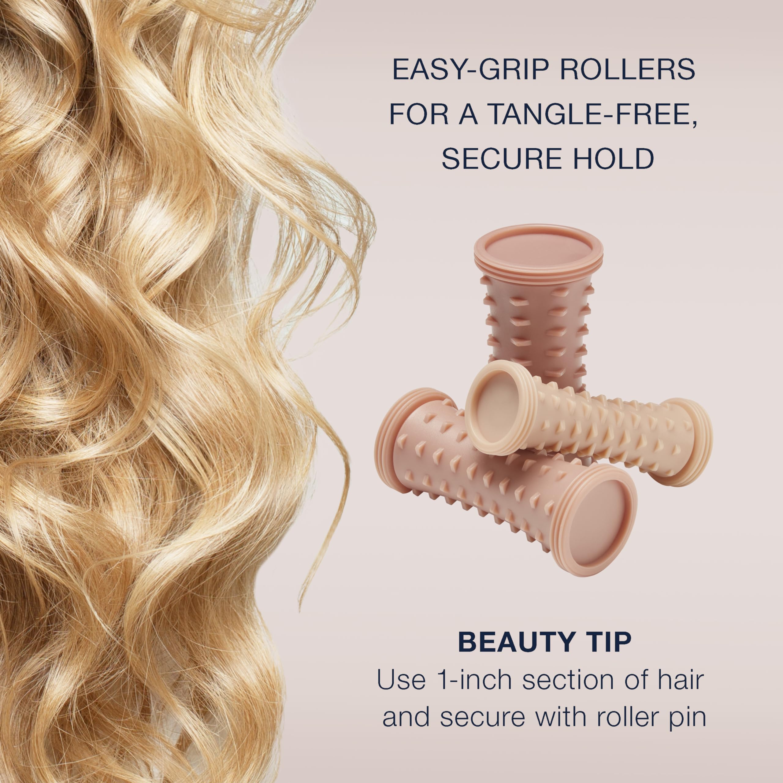 Conair HairSetter ready-light indicates when heat is ready.