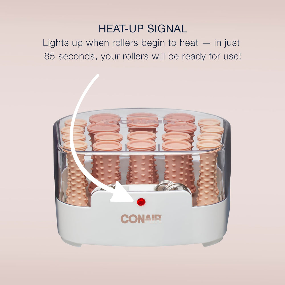 Conair HairSetter travel case stores rollers and clips.