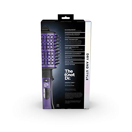 Conair versatile hot air brush enables drying and styling in one step.