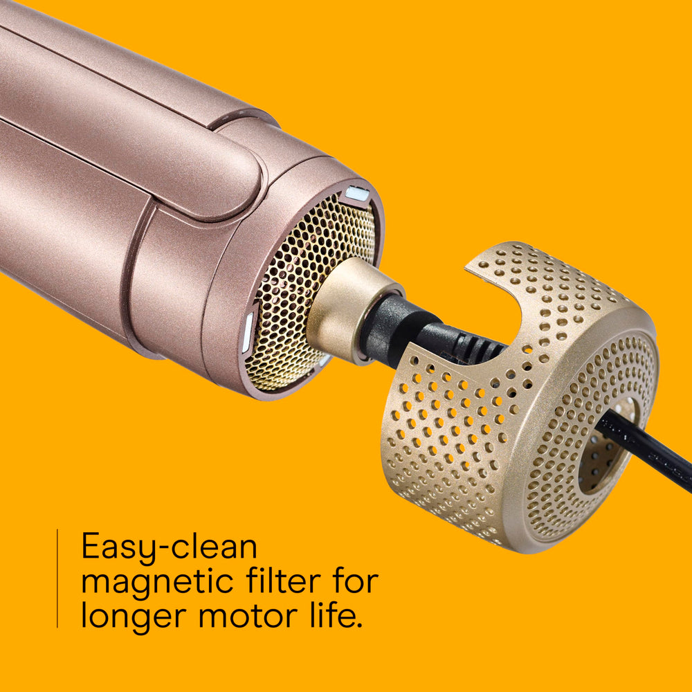 Infiniti Pro 4-bristle system detangles, polishes, and smooths for a sleek finish.