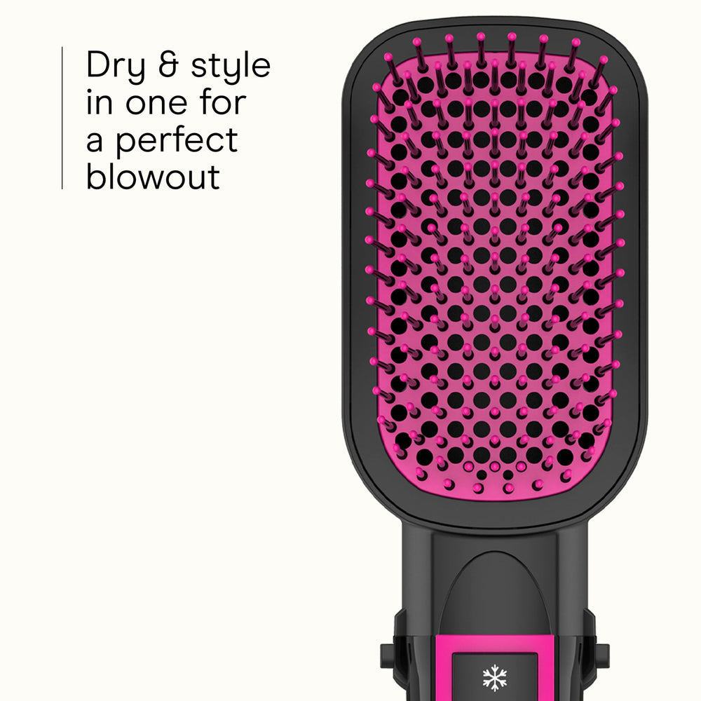 Conair Infiniti Pro cool shot feature sets styles quickly without heat damage.
