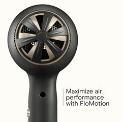 Conair Infiniti Pro FloMotion Pro dryer with concentrator for precise, sleek finishes.