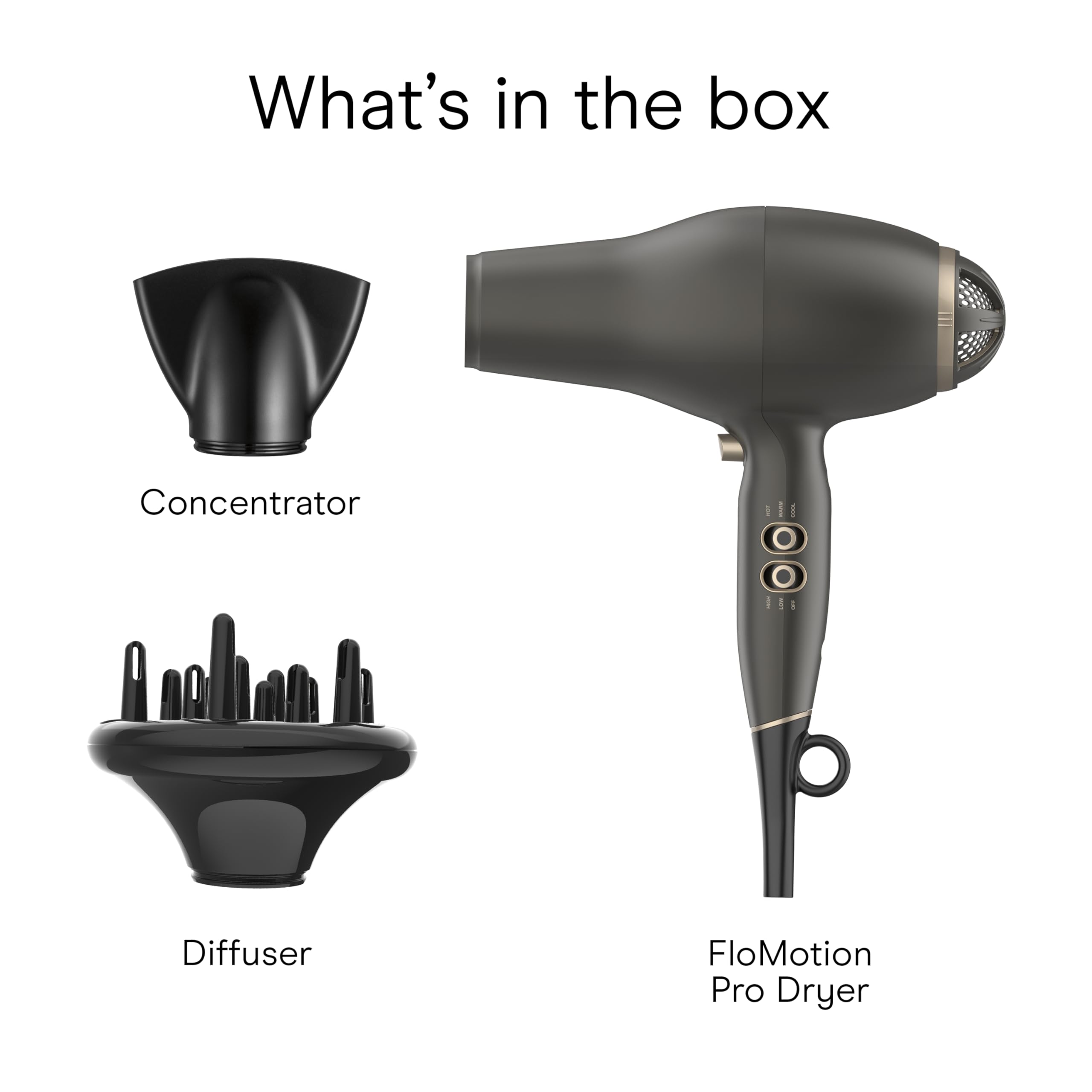 Conair Infiniti Pro FloMotion Pro professional AC motor accelerates drying.